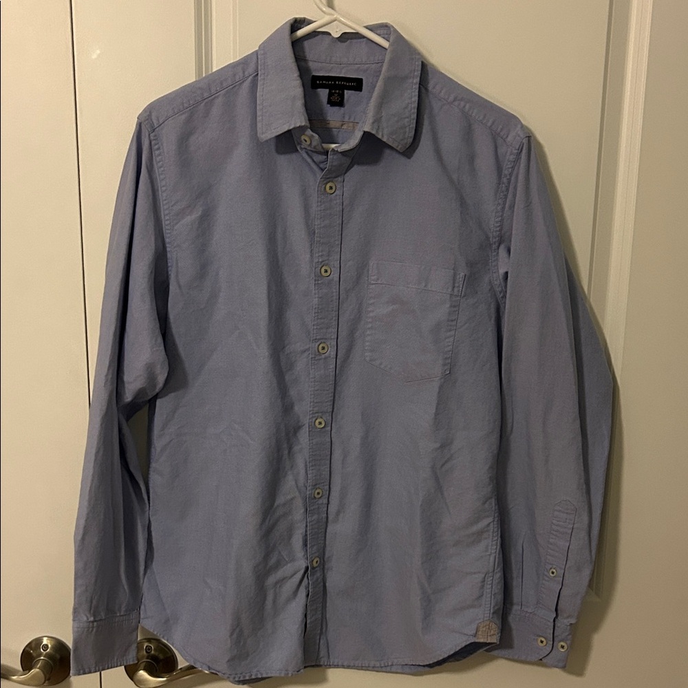 Calvin Klein Light Blue Casual Button-Down Shirt